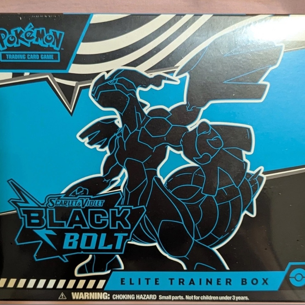 Pokemon Black Bolt Elite Trainer Box - Blue and Black